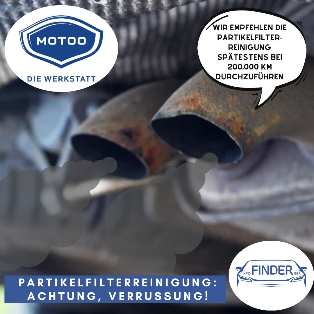 Partikelfilterreinigung: Achtung, Verrußung!