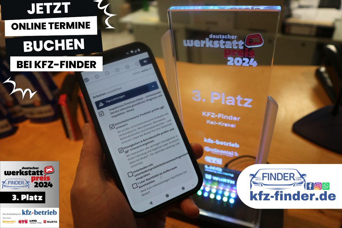 Online-Terminbuchung jetzt bei KFZ-Finder – Flexibel, Schnell & Einfach!