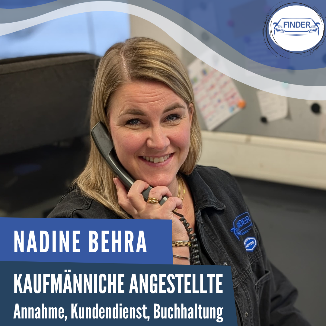 Mitarbeiter | Nadine Behra | kaufmännische Angestellte | KFZ-Finder