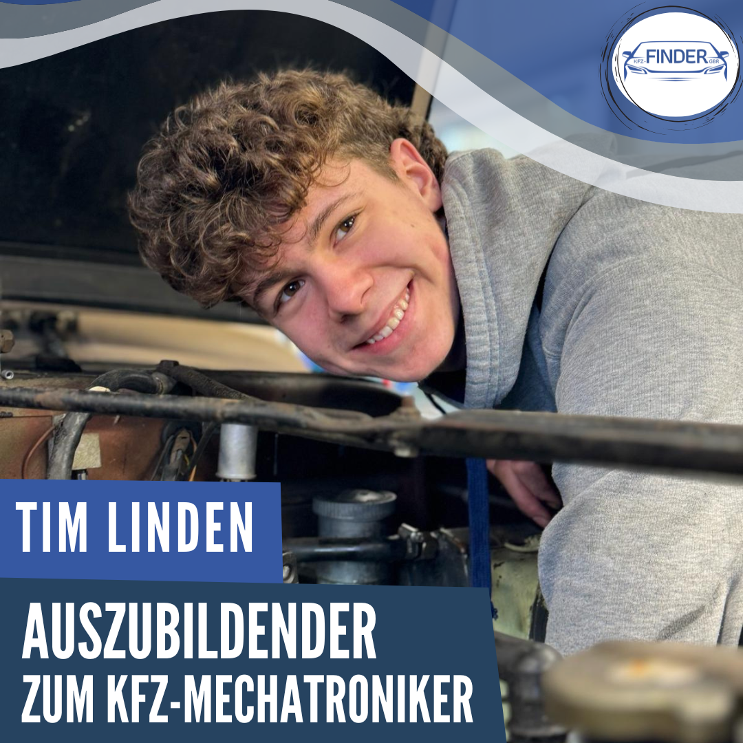 Mitarbeiter | Tim Linden | Auzubildender zum KFZ-Mechatroniker | KFZ-Finder